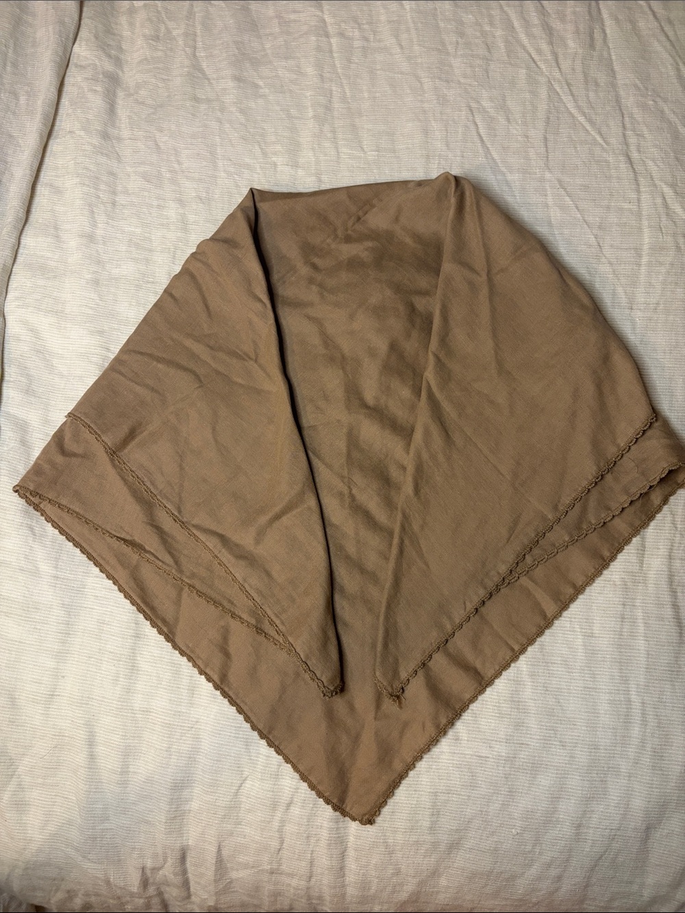 Classic Brown Women's Skirt - Lightweight Everyday Style 100% Cotton